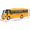 1/32 Model School Bus, Casting Alloy Openable Door Toy Car with Lights Sounds Fuel System Parts for Boy Girl Combustion Engines Parts