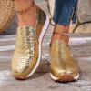 2025 Plus Size Fall New Arrival Solid Color Slip-On Comfortable Lightweight Loafers