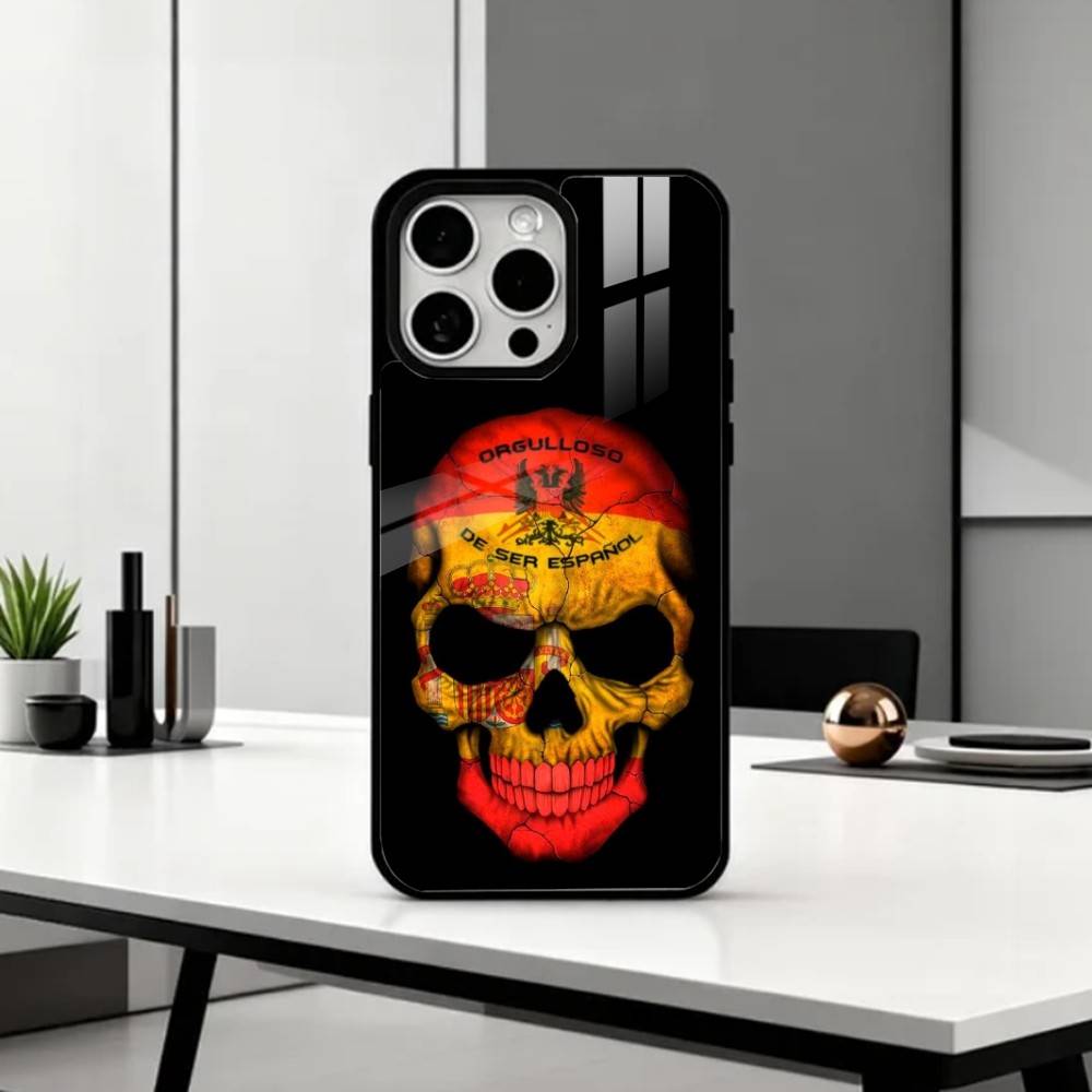 

COOL S-Spain S-Spanish F-Flag Art Phone Case For iPhone17,16,15,14,13,12,11 Plus,Pro Max Magnetic For Magsafe Wireless Charging iPhone16