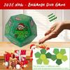 1PC 2026 New Christmas Gift Exchange Dice - 12-sided (D12) Party Game with Elves and Snowflake Designs
