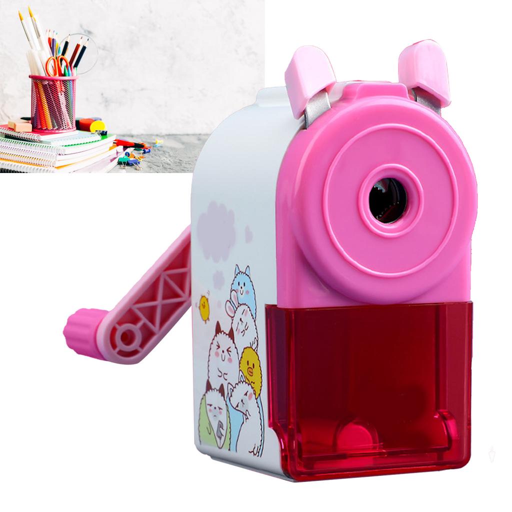 Pencil Sharpener Automatic Manual Pencil Sharpener Students Portable Pencil Sharpener for School Dormitory Library