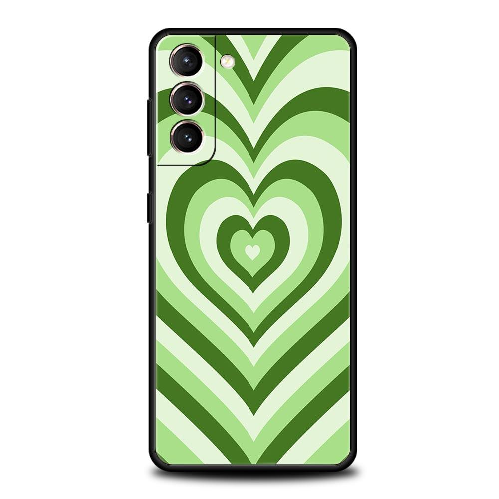 

Чехол для телефона Latte Love Coffee с цветным сердцем для Samsung Galaxy S24 S23 S22 S20 Ultra S21 FE 5G S10 S9 Plus S10E, силиконовый чехол Samsung S22 5G