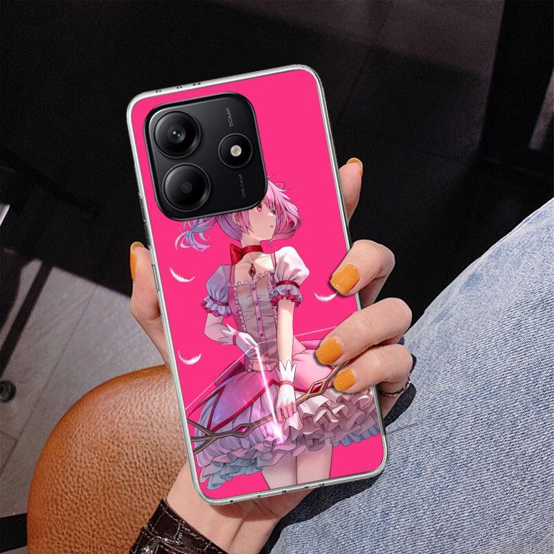 

Чехол для телефона Madoka Magica Anime для телефона для Xiaomi Redmi Note 15 14 14S 13 Pro Plus 12 12S 11S 11E 10S 10 11T 5G Уникальный Co Note 12 Pro Plus