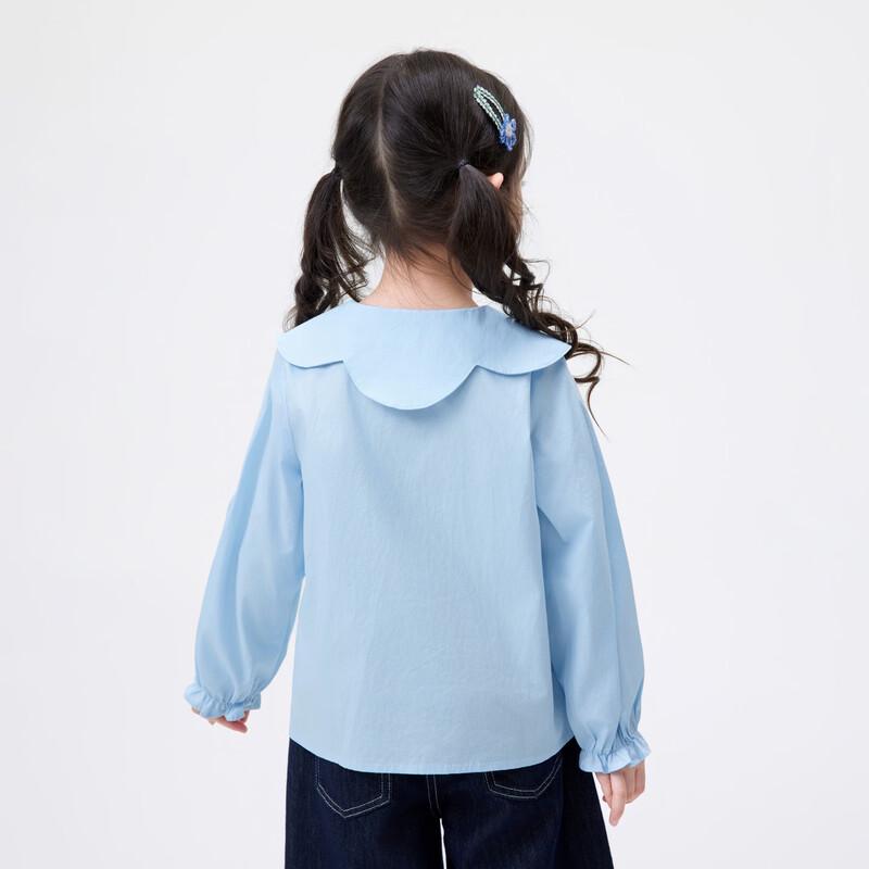 Girls' Pure Cotton 3D Bow Shirt