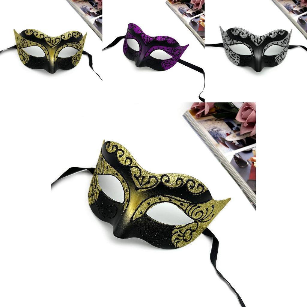 Half Face Mask For Adult Costume Events And Themed Parties