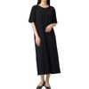 Dress with Cotton Loose Fit Short Sleeve Long Length Elegant Plain Simple Casual Comfortable To Wear Plus Sizes Summer Autumn Spring [INNIFER] Women's