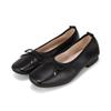 Lamb Leather Ballerina Flat Ribbon 1.5cm Blj140bk
