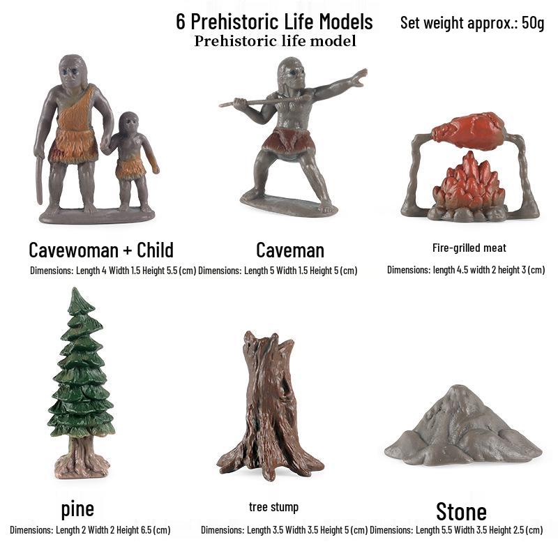 

Prehistoric Tribe & Wildlife Models: Children s Educational Sandbox Toys