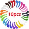 10/20pairs Silicone Anti-slip Ear Hooks for Women Men Antiskid Glasses Leg Ear Sleeve Clear Anti-fall Eyewear Holder Accessories