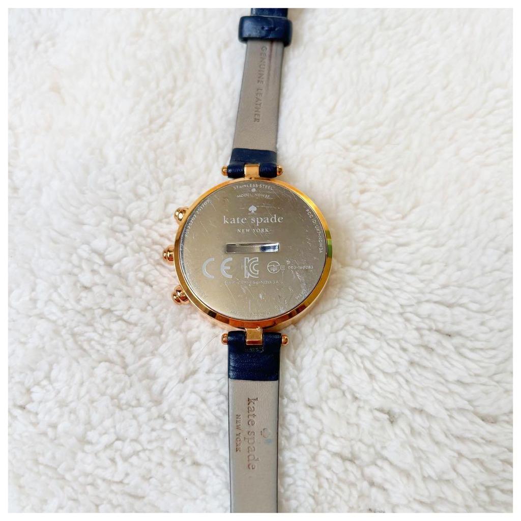 Used [With Box] Kate Spade Wristwatch Ladies Navy Dead Battery Popular Model