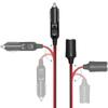 Cigarette Lighter Plug Extension Cable with Bullet Terminal and Customizable Length