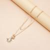 Elegant Geometric Cut Crystal Necklace With Adjustable Chain Length Feature Versatile Daily Jewelry Piece