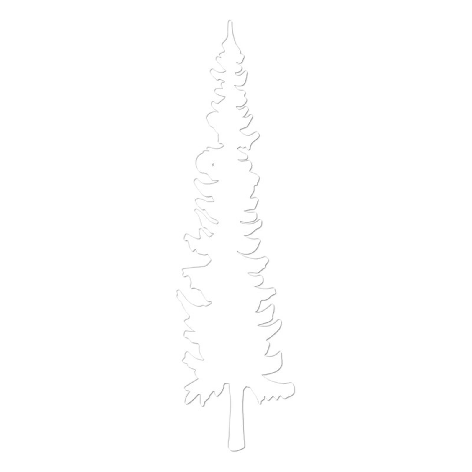 

4 Sheets Christmas Window Clings - Double-Sided Static Cling Window Decorations, No Residue Removable PVC Christmas Tree Clings for Home one size білий