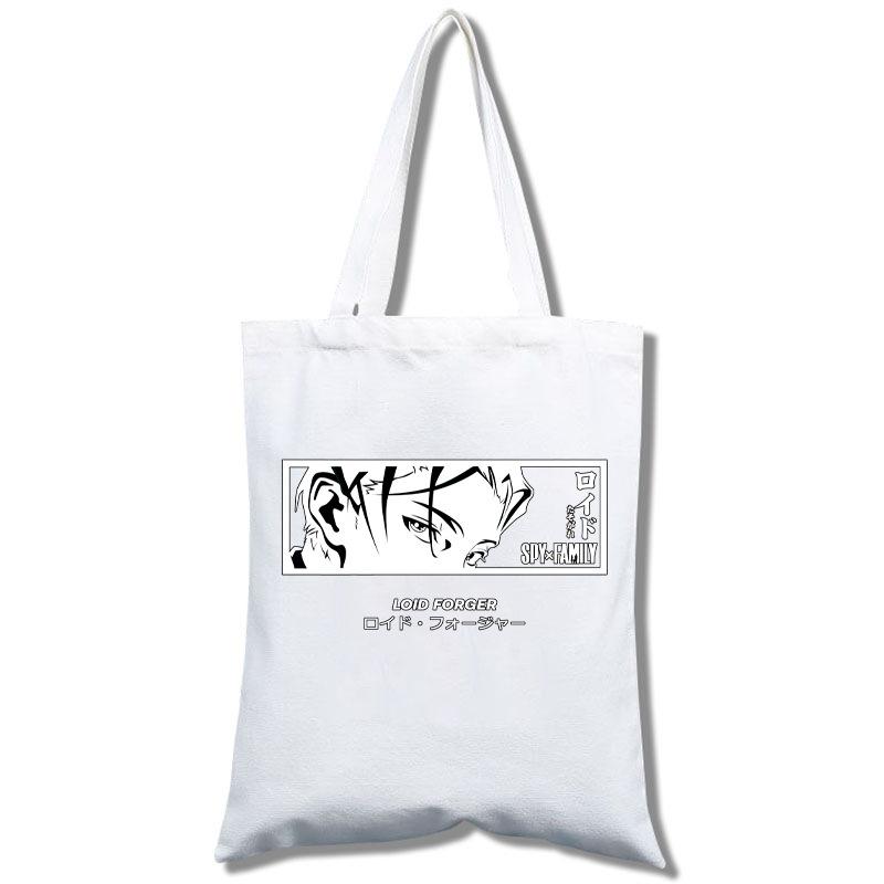 Student Shopping Mobile Phone White Canvas Model Portable Messenger Bag Canvas Bag