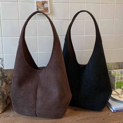 Borsa sottobraccio: Borsa Tote Casual Retro Coreana alla Moda a Spalla Singola di Grande Capacità