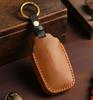 CigaMaTe Car Key Case, For Toyota, Genuine Leather, 3 Buttons, Scratch Resistant, Break-Resistant, Waterproof,
