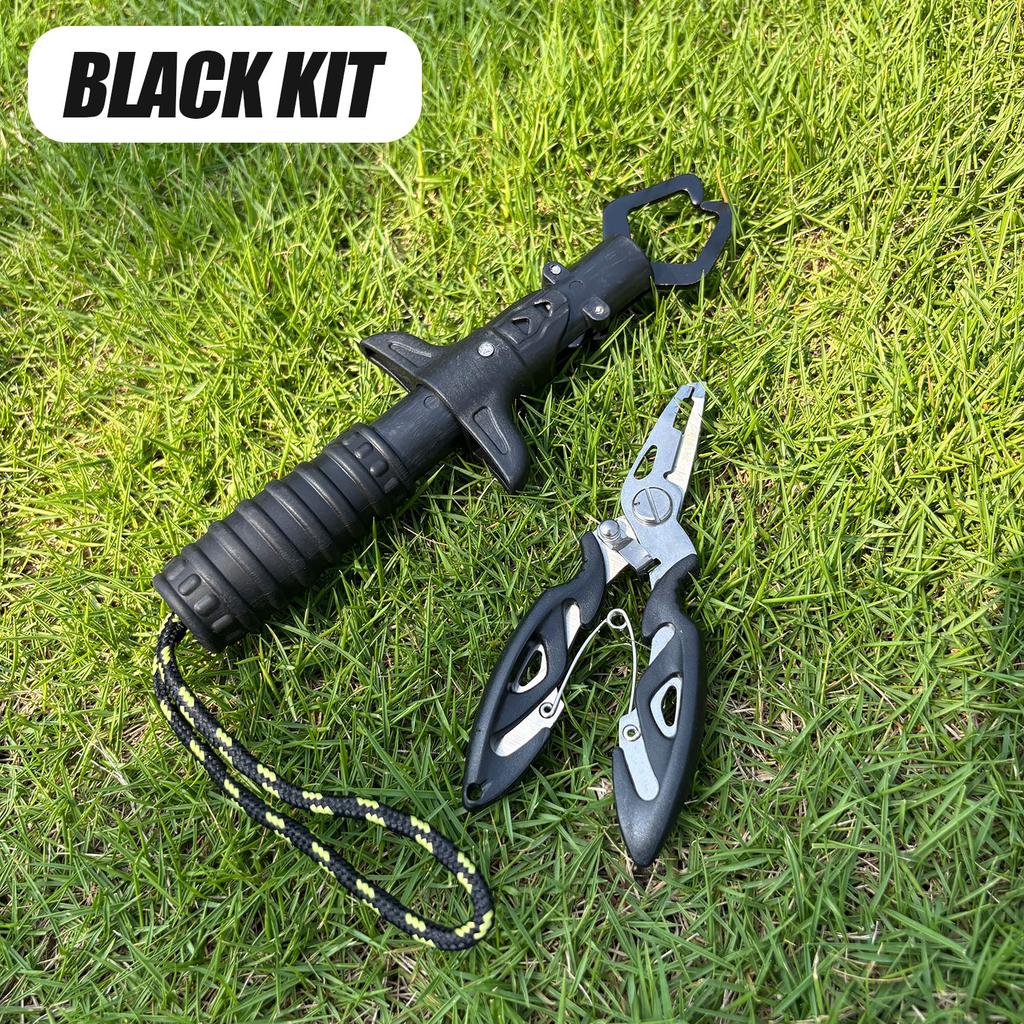 Fishing Pliers Tool Set - Metal Fish Lip Gripper with Stainless Steel Fishing Pliers, Essential Tools for Freshwater Fishing