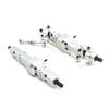 Popu For  RC Car Upgrades Parts Accessories WPL Metal Front and Rear Axle Set  WPL C14 C24 C34 C44 B14 B24 1/16