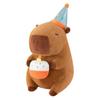 Cake Capybara Plush Doll Birthday Party Capybara Fluffty Doll Capybara Plush Toy  Home Decor