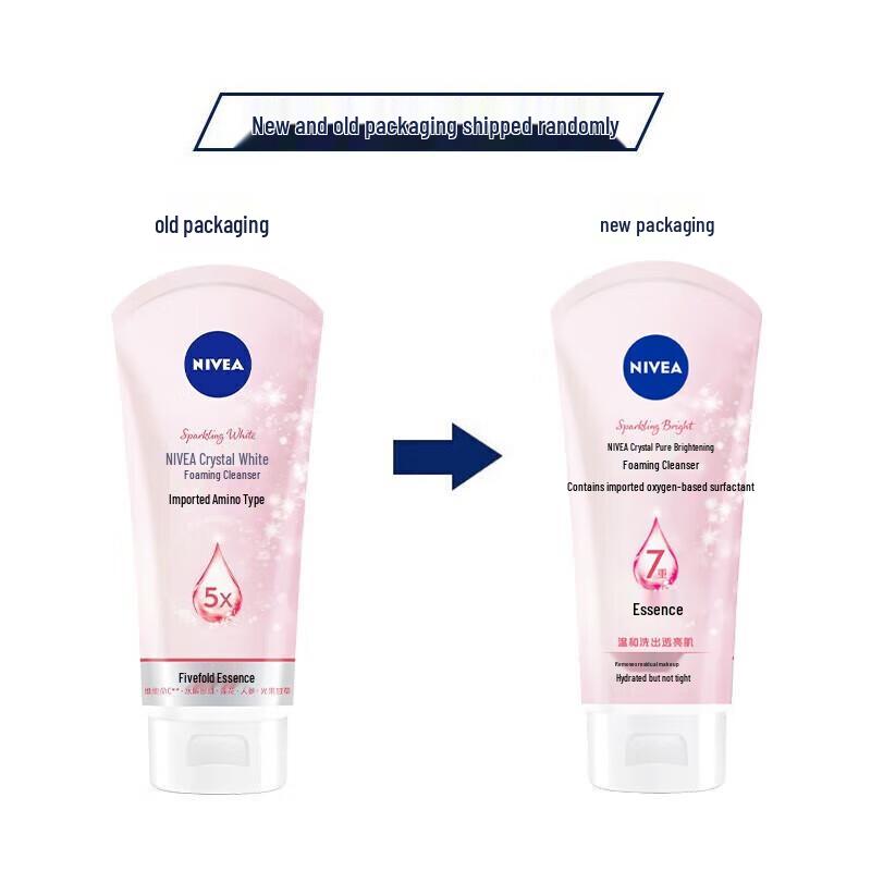NIVEA Crystal Clear Whitening Foam Cleanser