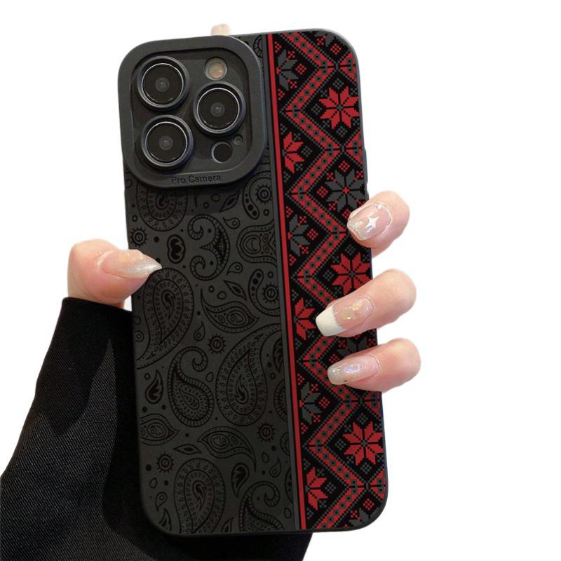 Red Pattern Pupil Eye Soft Case for Apple iPhone 16/15/14/13/12 Pro Max and iPhone 11