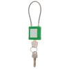 Lockout Tagout Cable Locks 85mm Shackle Steel   Padlock with 2 Key for Equipment Maintenance