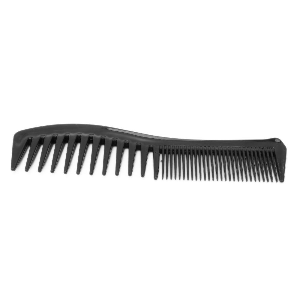 4PCS Double Sided Detangling Hair Comb Black Fine Tooth Hairdressing Tool  For Wet Curly Hair