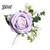 Durable Rose Wristlet Suit Corsage Wedding Band with Faux Pearl
