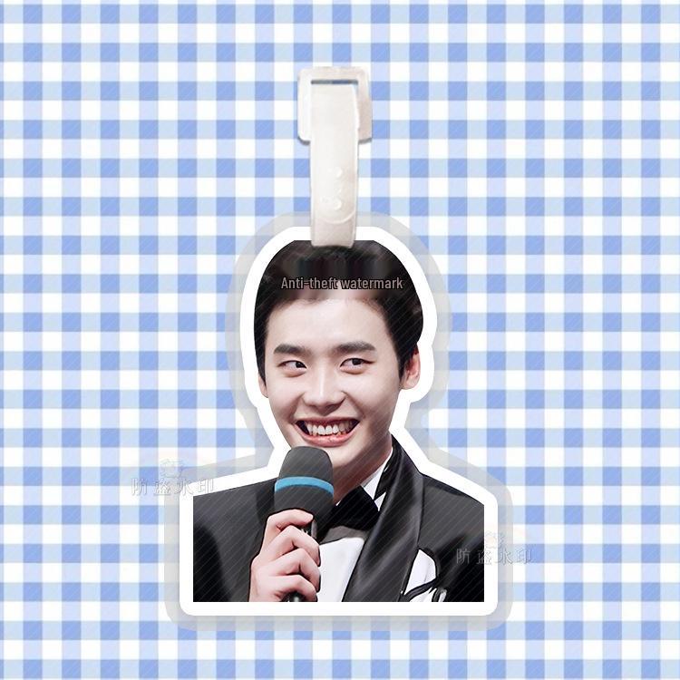 Lee Jong Suk Luggage Tag Backpack Charm Pendant Ornament