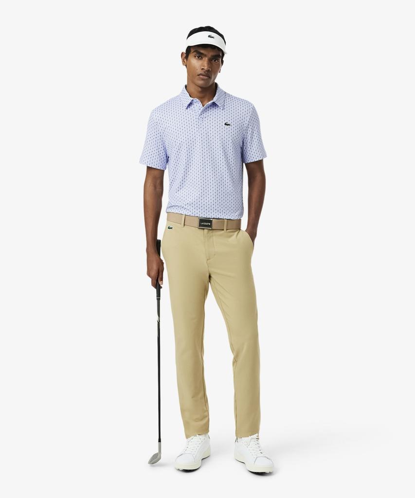 LACOSTE Men'S Golf Aop Short Sleeve Polo Shirt Dh4825-56G Ihh