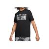 Jordan Poolside Floral Letter Print Short Sleeve T-Shirt Men Tops Black CQ2061-010