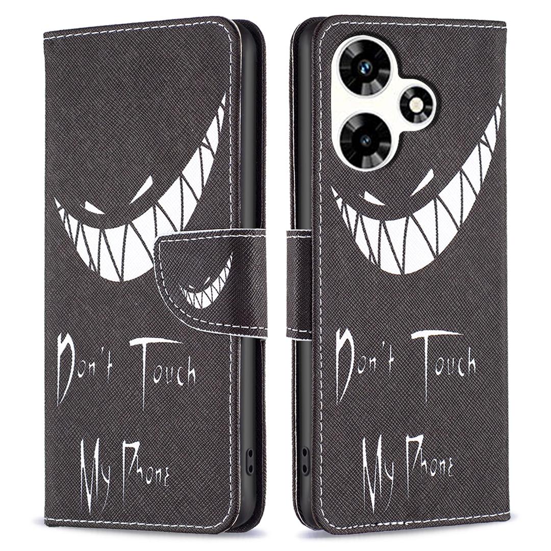 

Для Infinix Hot 30 Чохол для телефону з візерунком Шкіряний чохол-гаманець з підставкою C