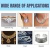 Jewelry Polish Effervescent Tablets for Cleaning and Restoring Shine Suitable for Various Jewelry Materials Easy To Use and Portable Container