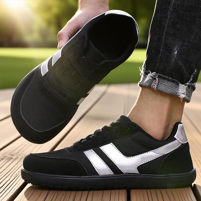 Fashion Tenis De Hombre Wide Toe Box Barefoot Shoes Minimalist Breathable Comfortable Outdoor Walking Shoe Sports Casual Blue Shoes 2025