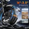 Bicicletta Elettrica URLIFE T16 45KM/H Motore 500W Batteria 48V/13AH E-Bike da Montagna per Esterni Pneumatico 16*3.0" Fuoristrada Bicicletta Elettrica