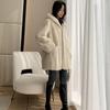 Women'S Fashion Faux Fur Hooded Long Coat Autumn And Winter Casual Warm Jacket