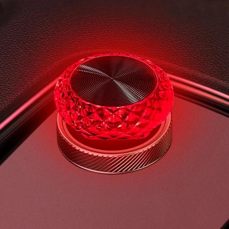 

JUSTINLAU Car Ambient Lighting USB Ports Multi-color LED Atmosphere Lights Car Interior Decoration Compatible with All Cars/SUV