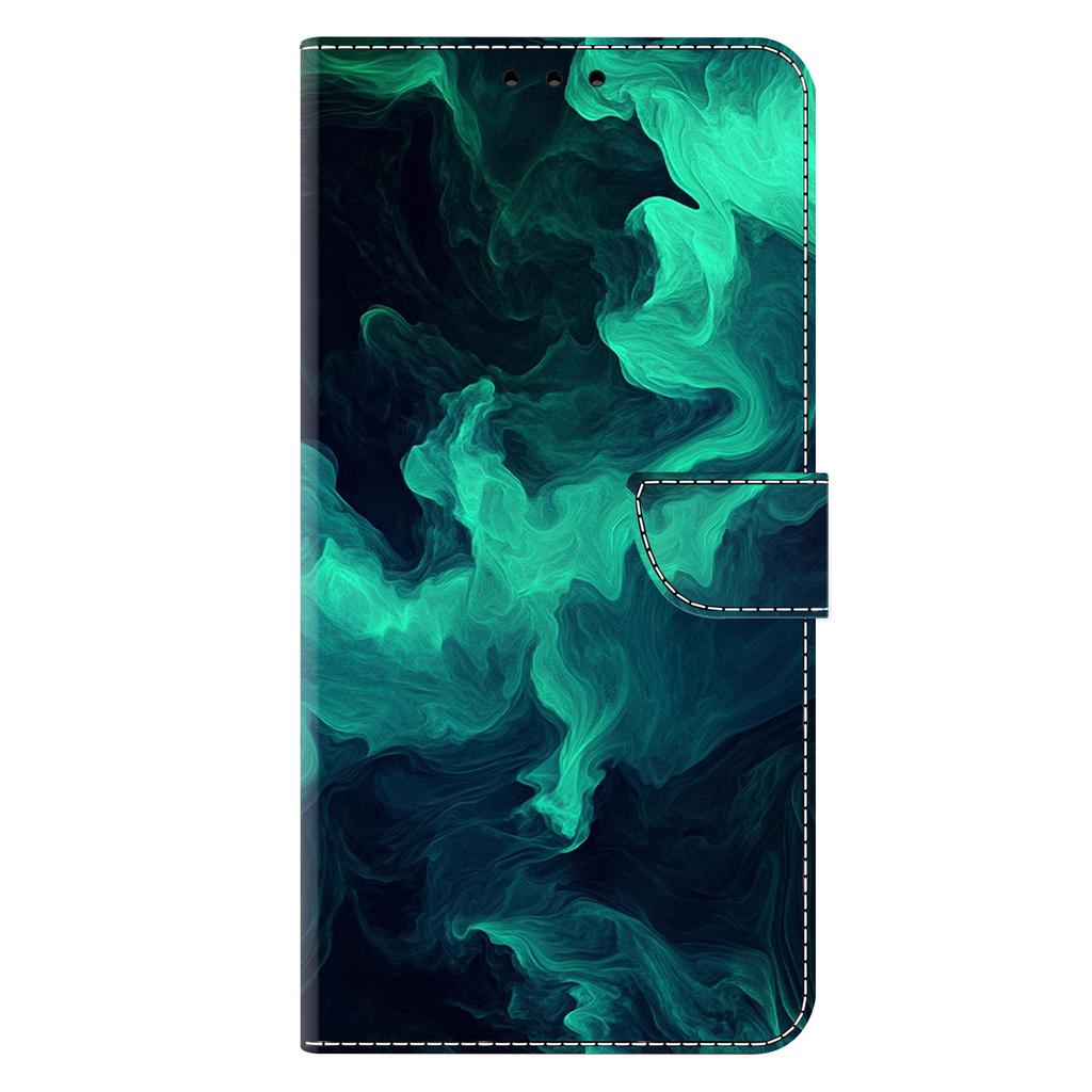 Für Samsung Galaxy S25 Ultra Hülle Brieftasche Ständer Musterdruck PU Leder Klapphülle