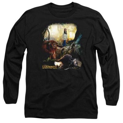 Labyrinth Unisex Adult Sarah & Ludo Long-Sleeved T-Shirt