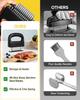48-Tooth Stainless Steel Meat Tenderizer Needle for Steak Flavoring and Tendon Breaking.