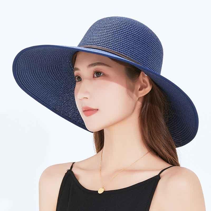 Straw Hat Women's Beach Sun Hat Beach Summer Big Brim
