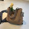 Big Capacity Straw Beach Bag Vintage Handmade Woven Shoulder Bag Raffia Rattan Handbag Bohemian Summer Vacation Crossbody Bags Quality
