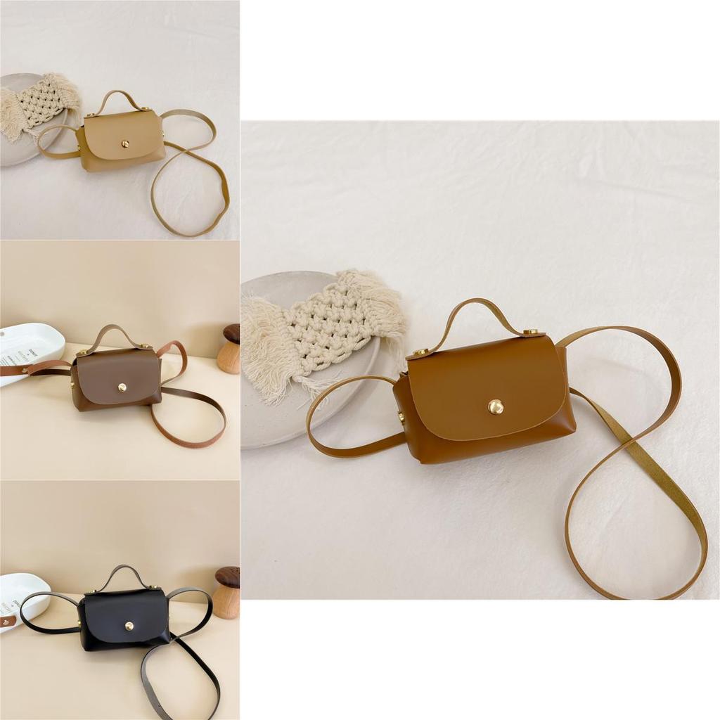 Stylish Korean Mini Children's Shoulder Bag With Vintage Design For Everyday Use