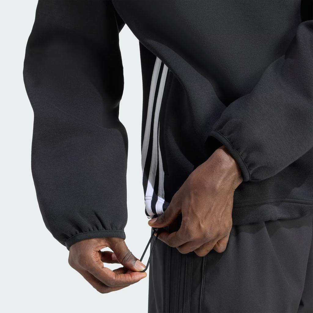 adidas Originals Adicolor Spacer Drill Top Pullover a Manica Lunga con Collo a Imbuto Largo da Uomo JW5958