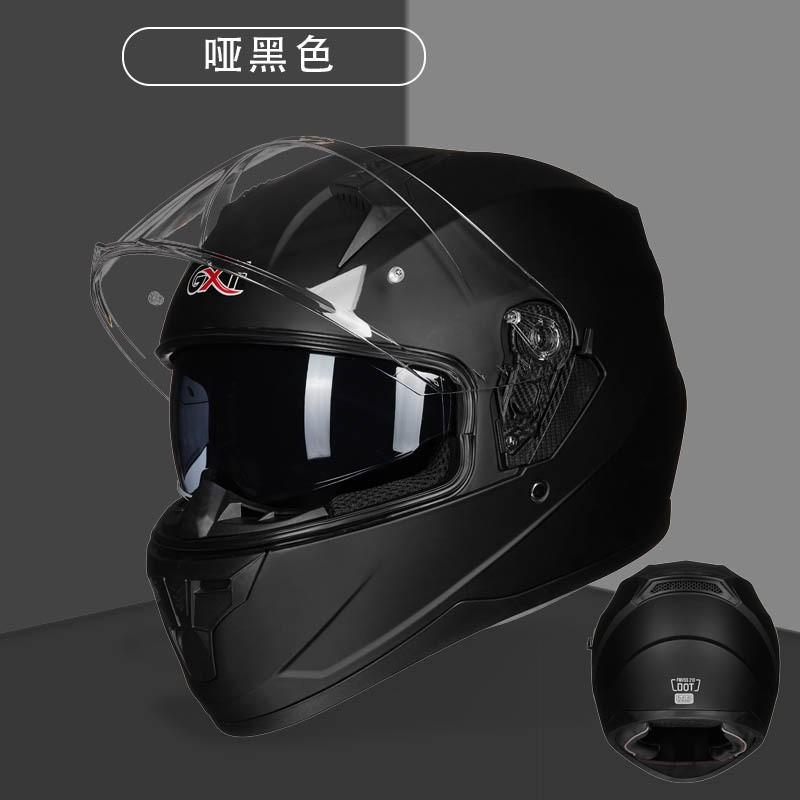 Full Face Motorcycle Helmet Dual Visor DOT Approved Men Women
