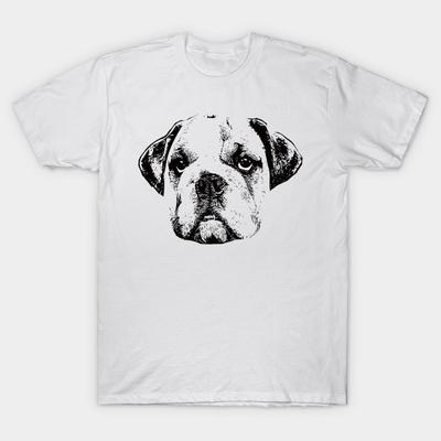 T Shirt Women Bulldog Face Design A Bulldog Christmas Gift Harajuku Print Kawaii Tshirt Summer Short Sleeve Female T-Shirt Top Tee