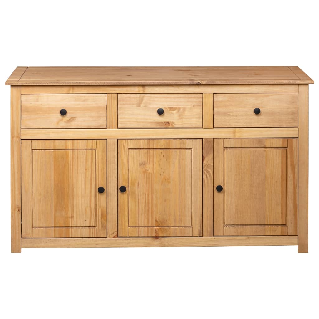 Sideboard 135 x 40 x 80 cm Solid Pine Wood Panama Pine