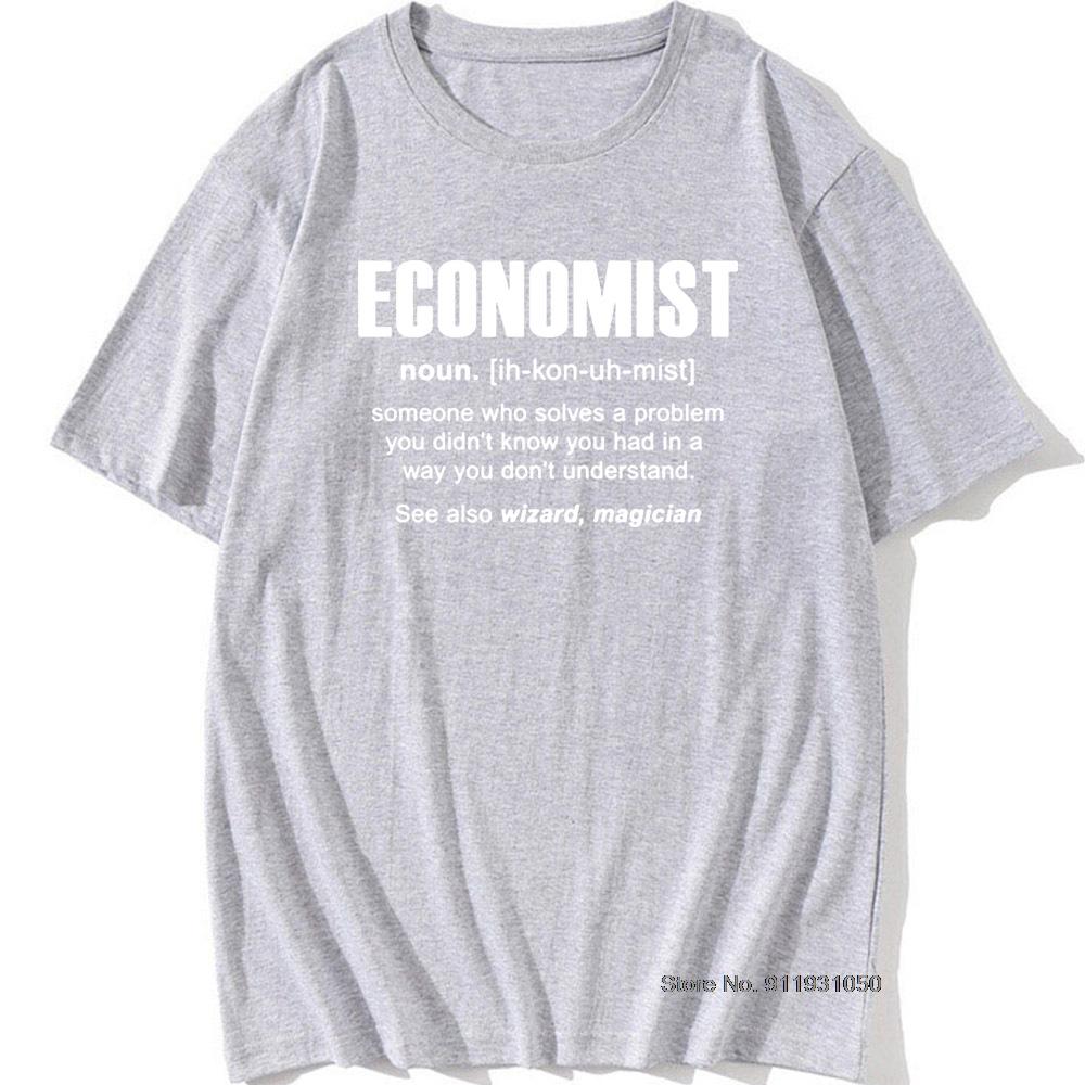 Cool Economist Definition Noun Funny T Shirt Unisex Short Sleeves Hip Hop Vintaged Oneck Cotton T Shirts