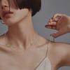 Baroque Minimalist Single-Layer Pearl Necklace with Cross for Women - Handmade & Exquisite