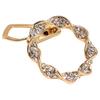 Brooch Pin Flower Twist Shape Sparkling Rhinestones Imitation Pearls Decor Scarf Buckle Sweaters Collars Hats Bags Coats Scarves Accessory